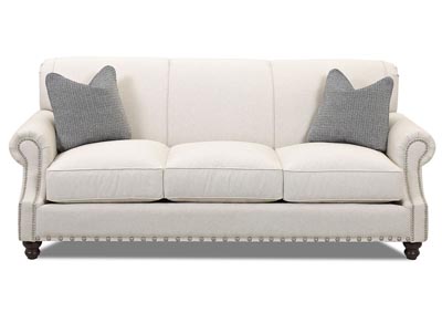 Fremont Durham Beige Stationary Fabric Sofa