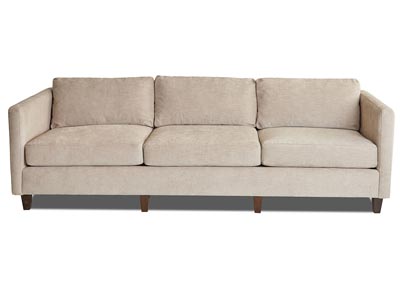 Soho Edwin Latte Stationary Fabric Sofa