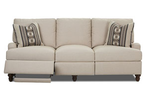Image for Loewy Zula Linen Power Reclining Fabric Sofa