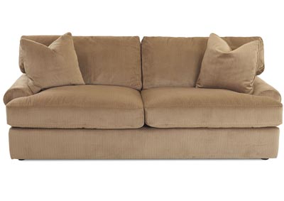 Adelyn Rich Brown Stationary Fabric Sofa