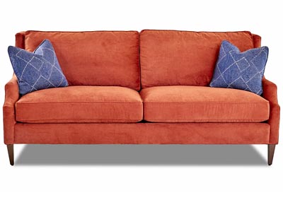 Camryn Paris Russet Stationary Fabric Sofa