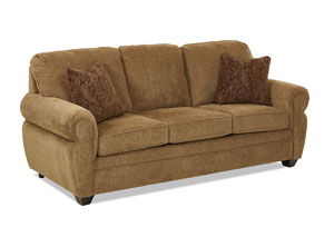 Westbrook Desert Brown Stationary Fabric Sofa