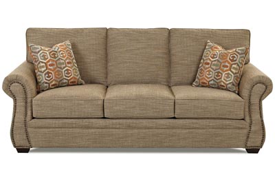 Jasper Medium Brown Stationary Fabric Sofa