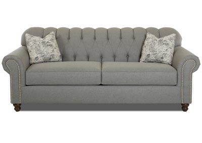 Sinclair Ash Stationary Fabric Sofa