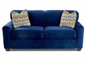 Zuma Tina Indigo  Sleeper Fabric Sofa