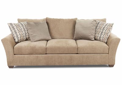 Pinecrest Medium Brown Stationary Fabric Sofa