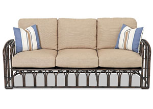 Capella Beige Stationary Fabric Sofa