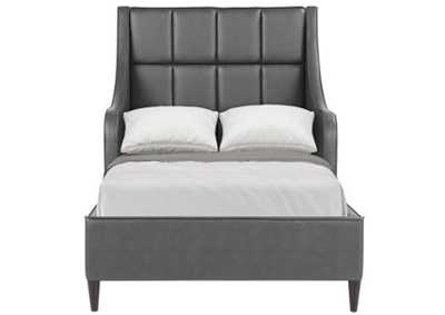 Image for Charlie Twin Complete Bed - Gray PU