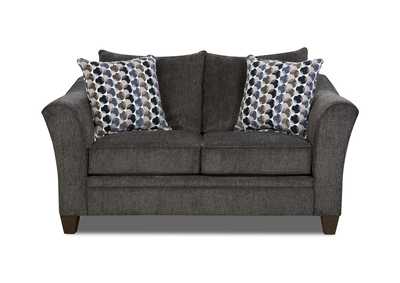 Image for Loveseat - Albany Slate / Bubbles Ink