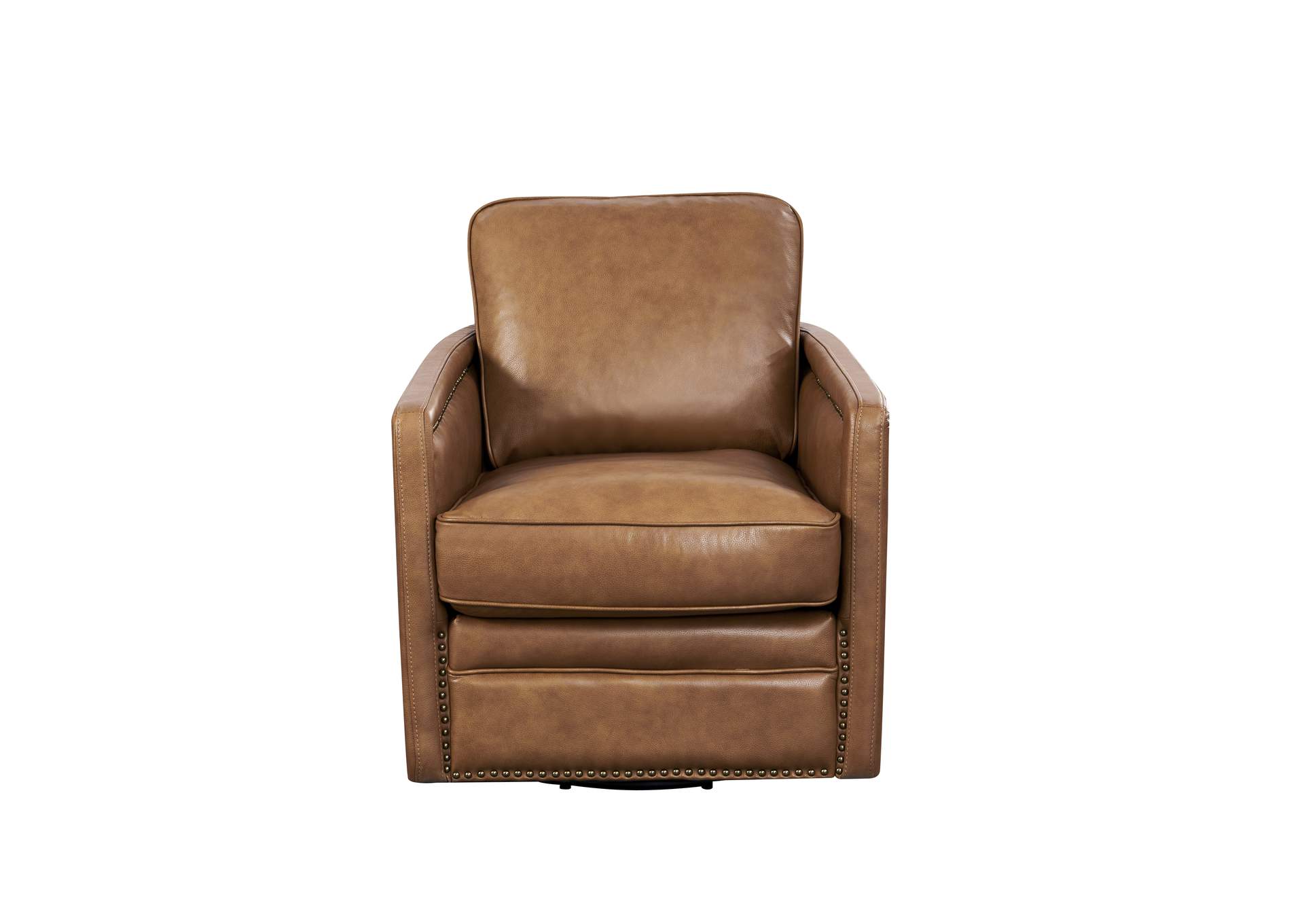 Georgetowne N1026S Alto Swivel Chair 177137 Camel,Leather Italia USA