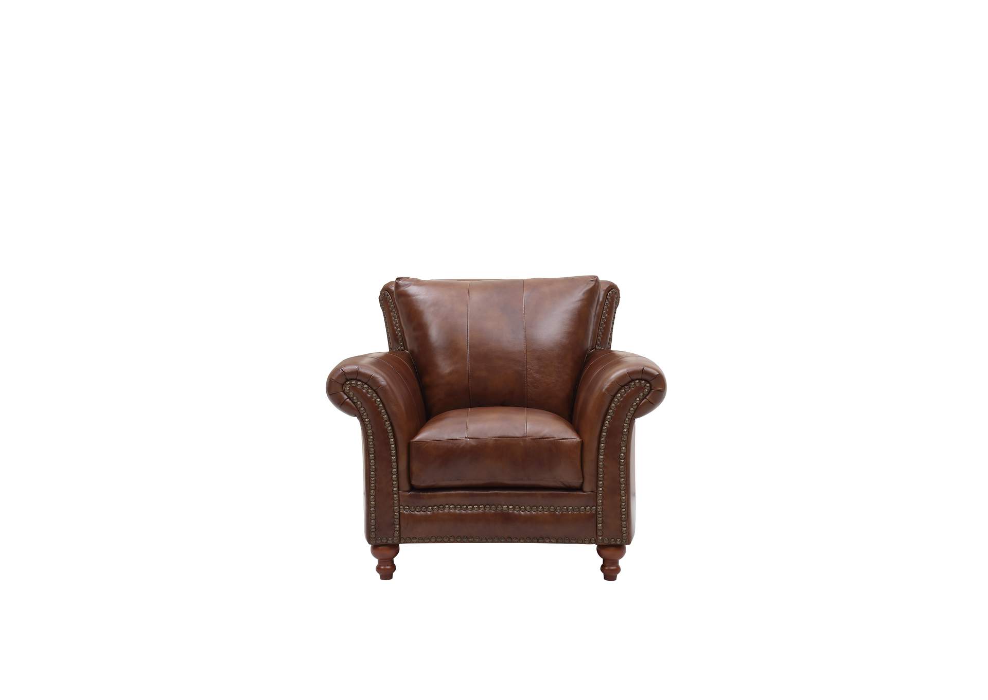 Georgetowne 2239 Butler Chair 6618 Brown 100 Top Grain,Leather Italia USA