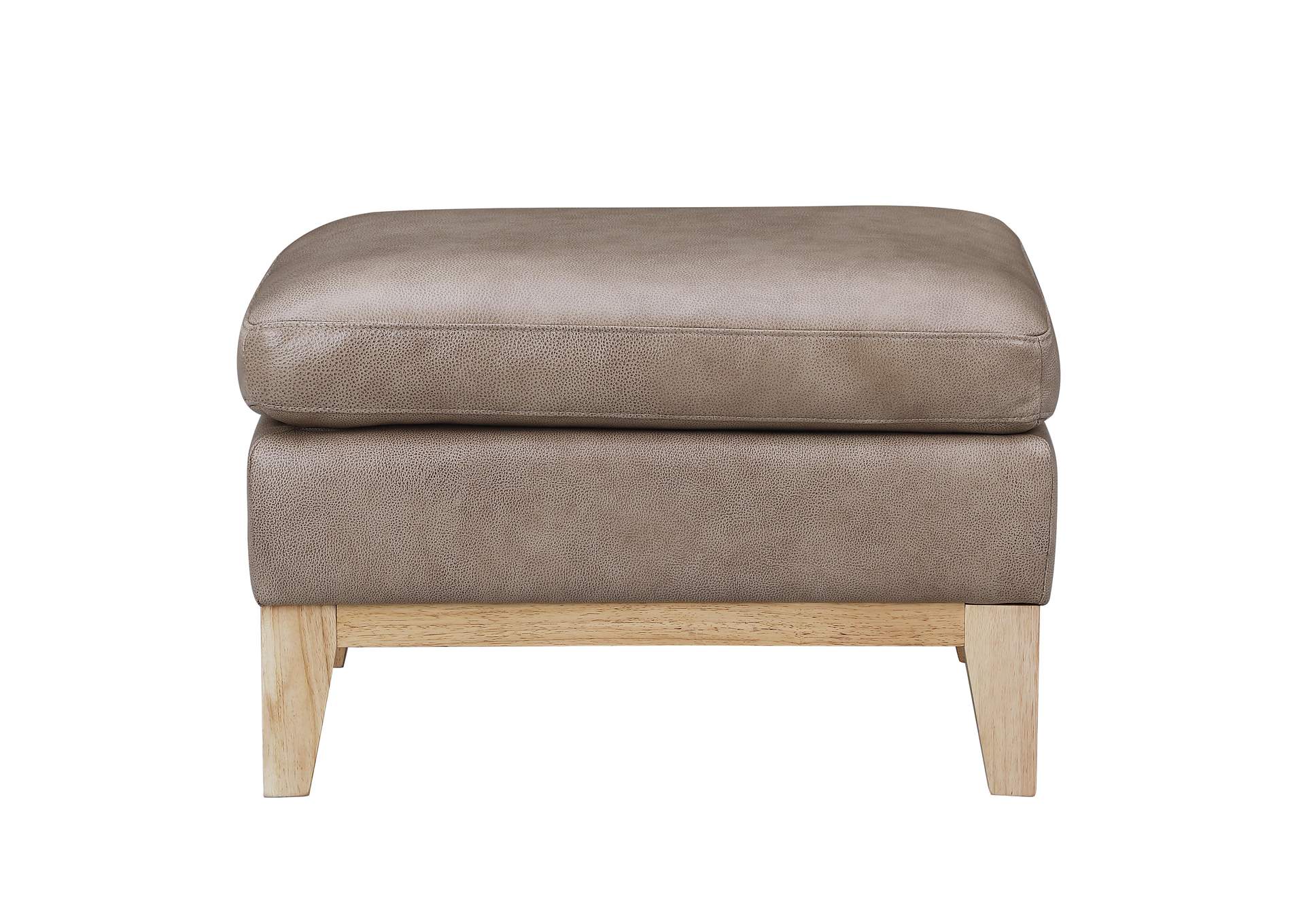 Cambria 5235 Cammack Ottoman 271 Sandy Brown,Leather Italia USA