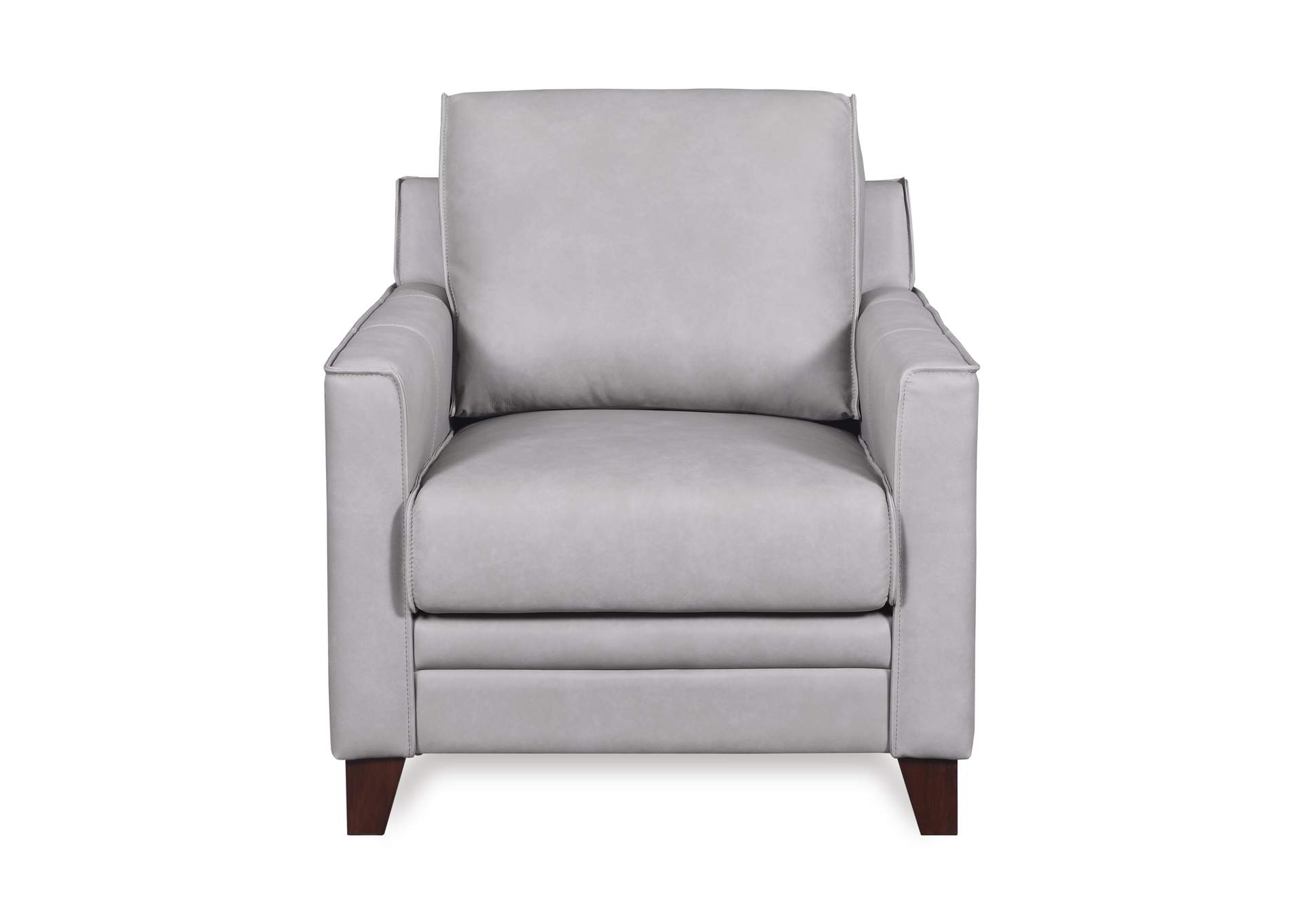 Cambria 5313 Stanton Chair 9305S Grey Leather - Split,Leather Italia USA