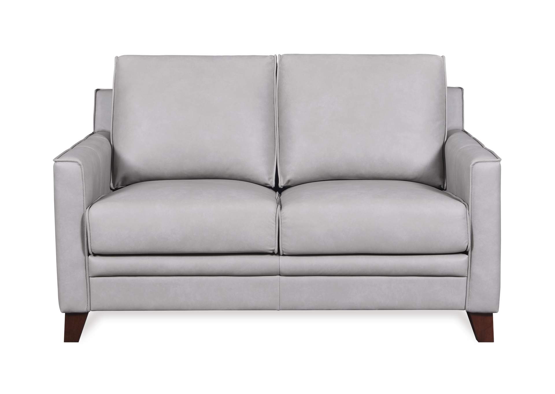 Cambria 5313 Stanton Loveseat 9305S Grey Leather - Split,Leather Italia USA