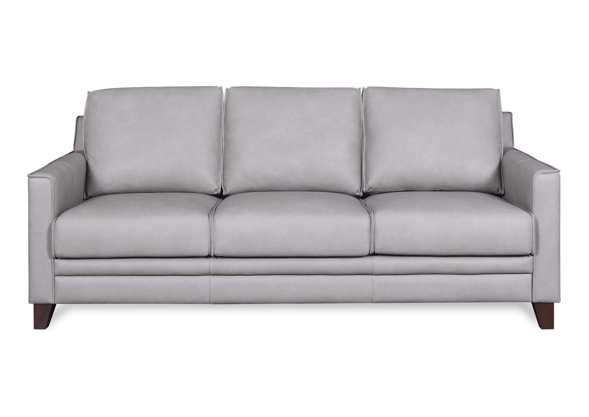 Cambria 5313 Stanton Sofa 9305S Grey Leather - Split,Leather Italia USA