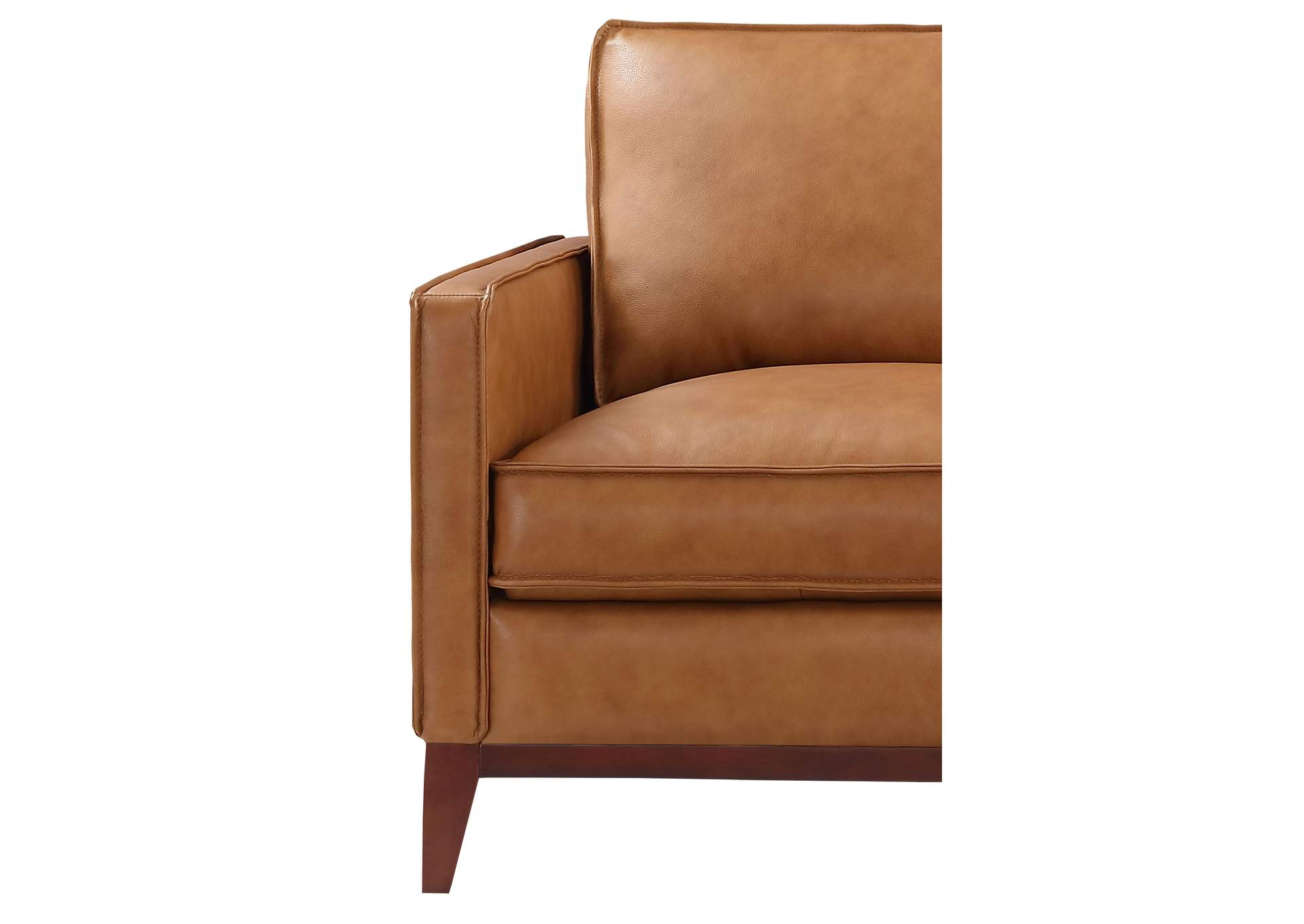 Georgetowne 6394 Newport Chair 177137 Camel,Leather Italia USA