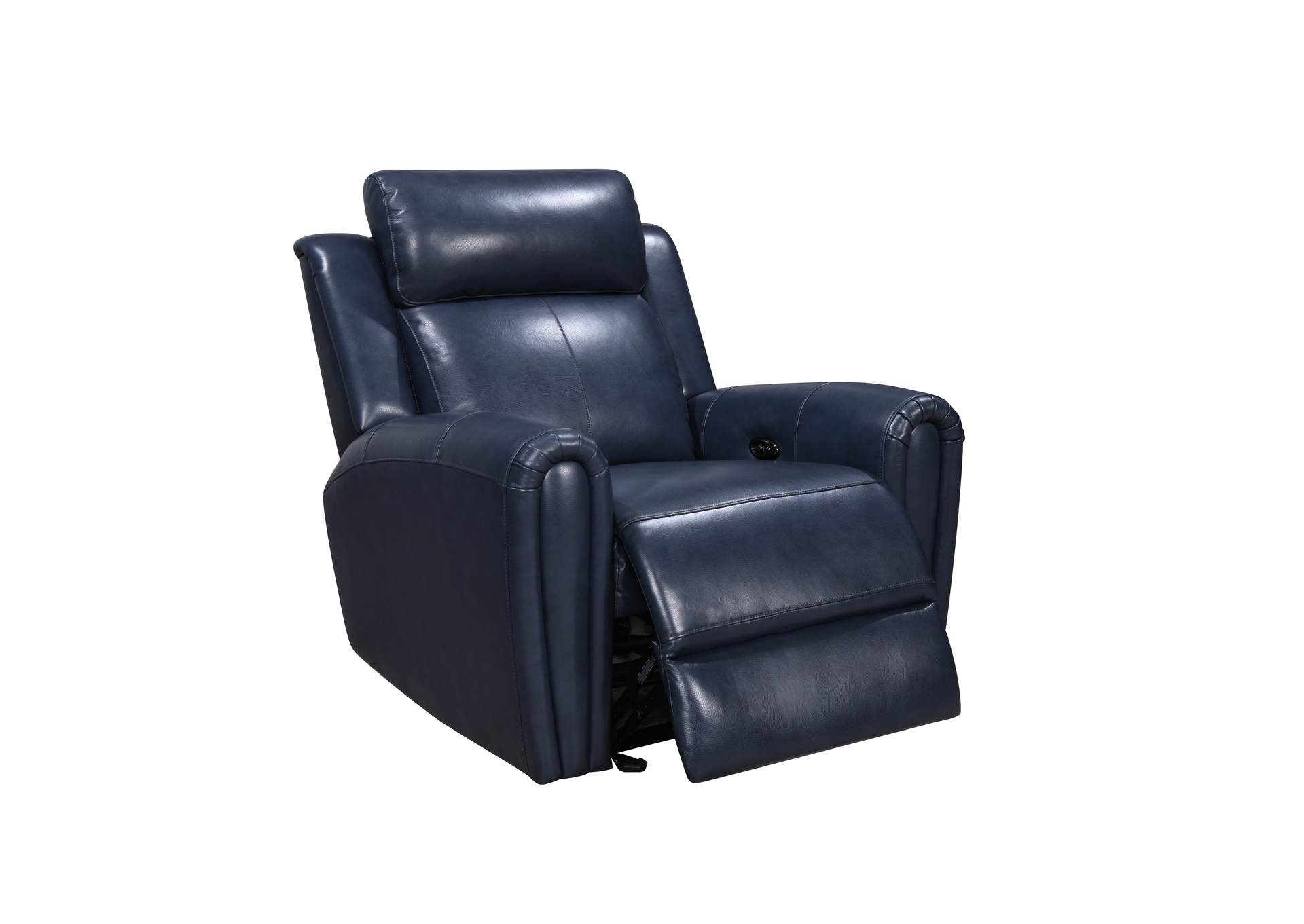 Royce E3215 Jonathan P1 Glider Recliner 7378Lv Blue,Leather Italia USA