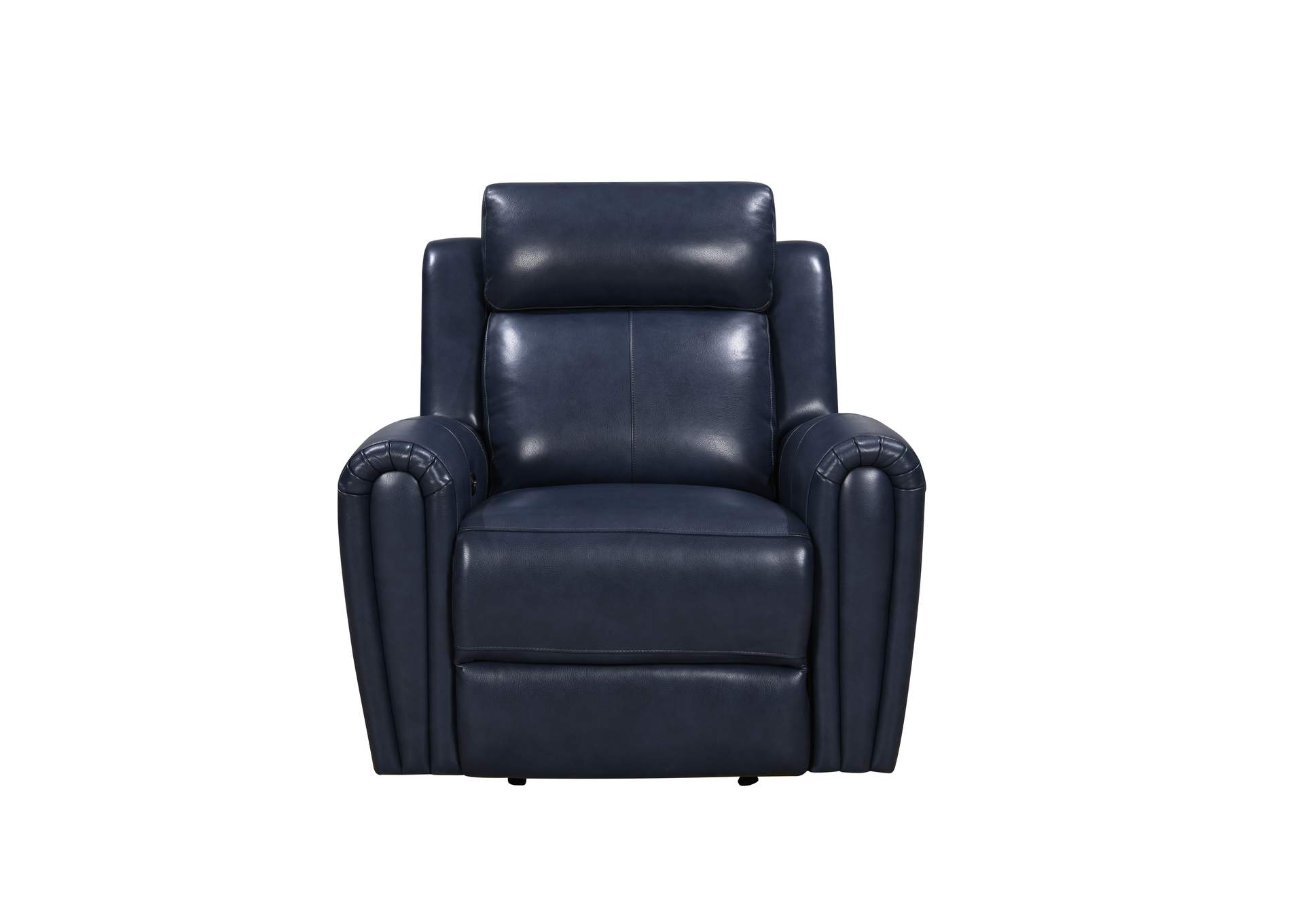 Royce E3215 Jonathan P1 Glider Recliner 7378Lv Blue,Leather Italia USA