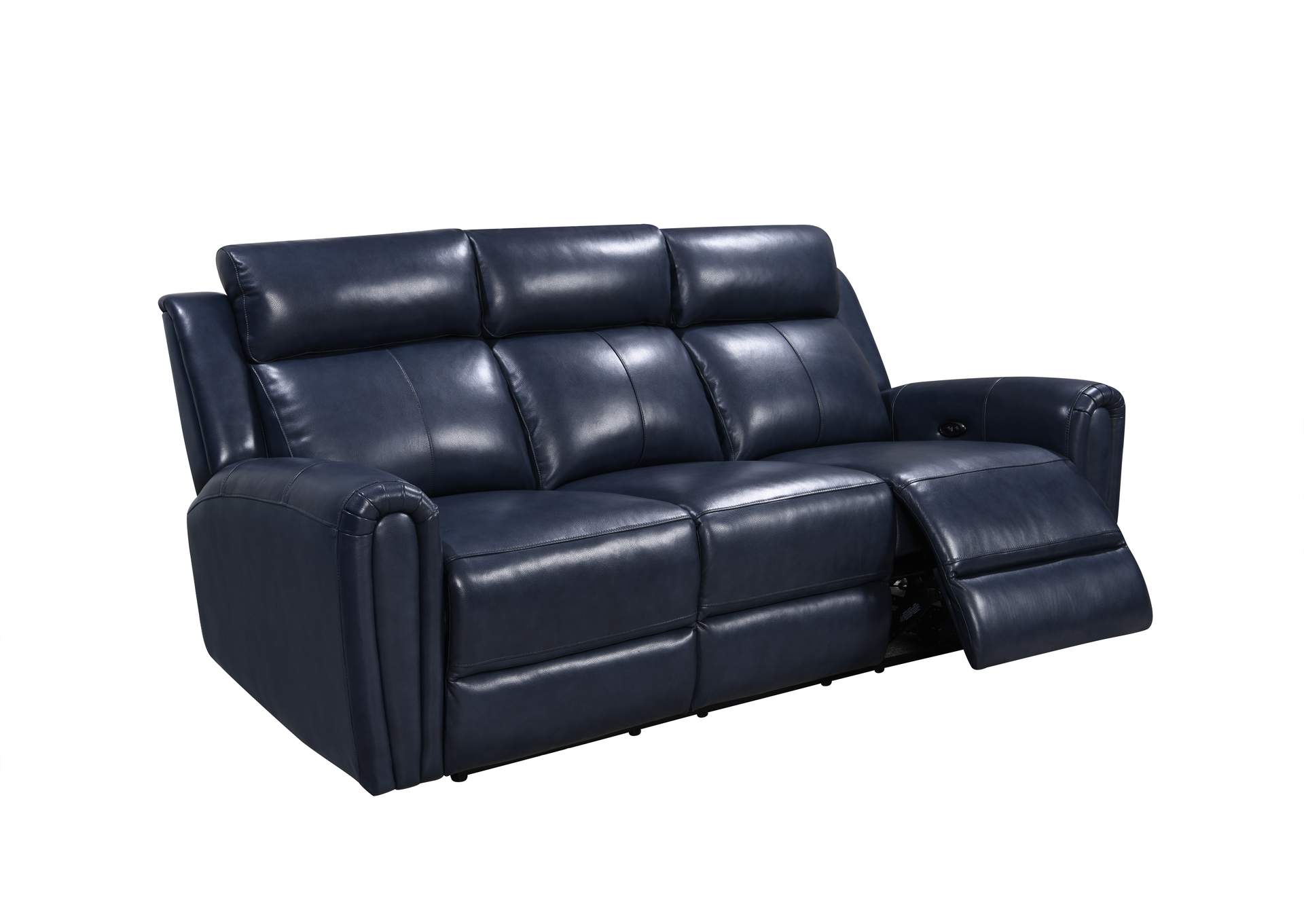 Royce E3215 Jonathan P1 Sofa 7378Lv Blue,Leather Italia USA