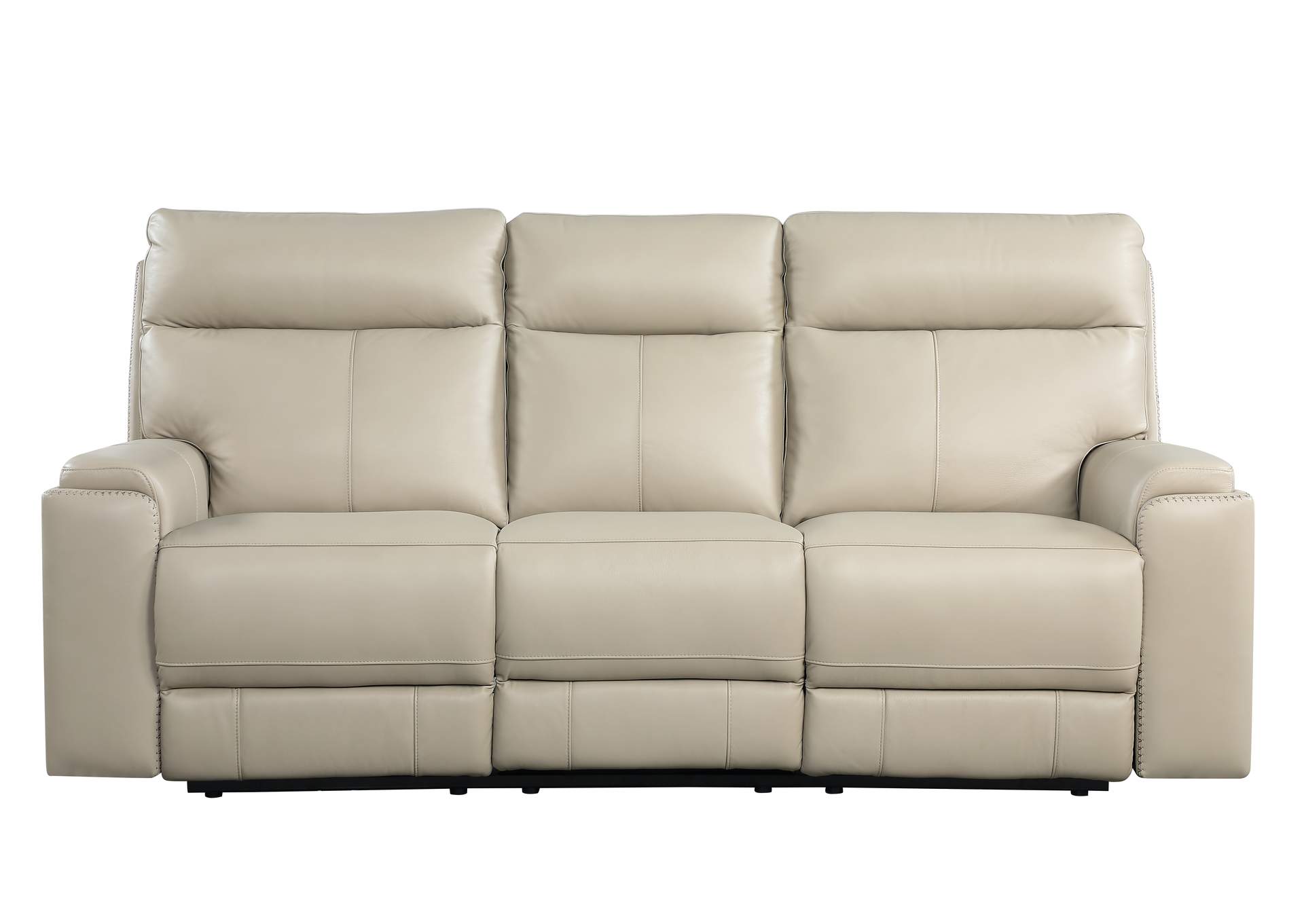 Cambria Eh310 Bryant Sofa - 2P 1001Lv Taupe Leather - Vi,Leather Italia USA