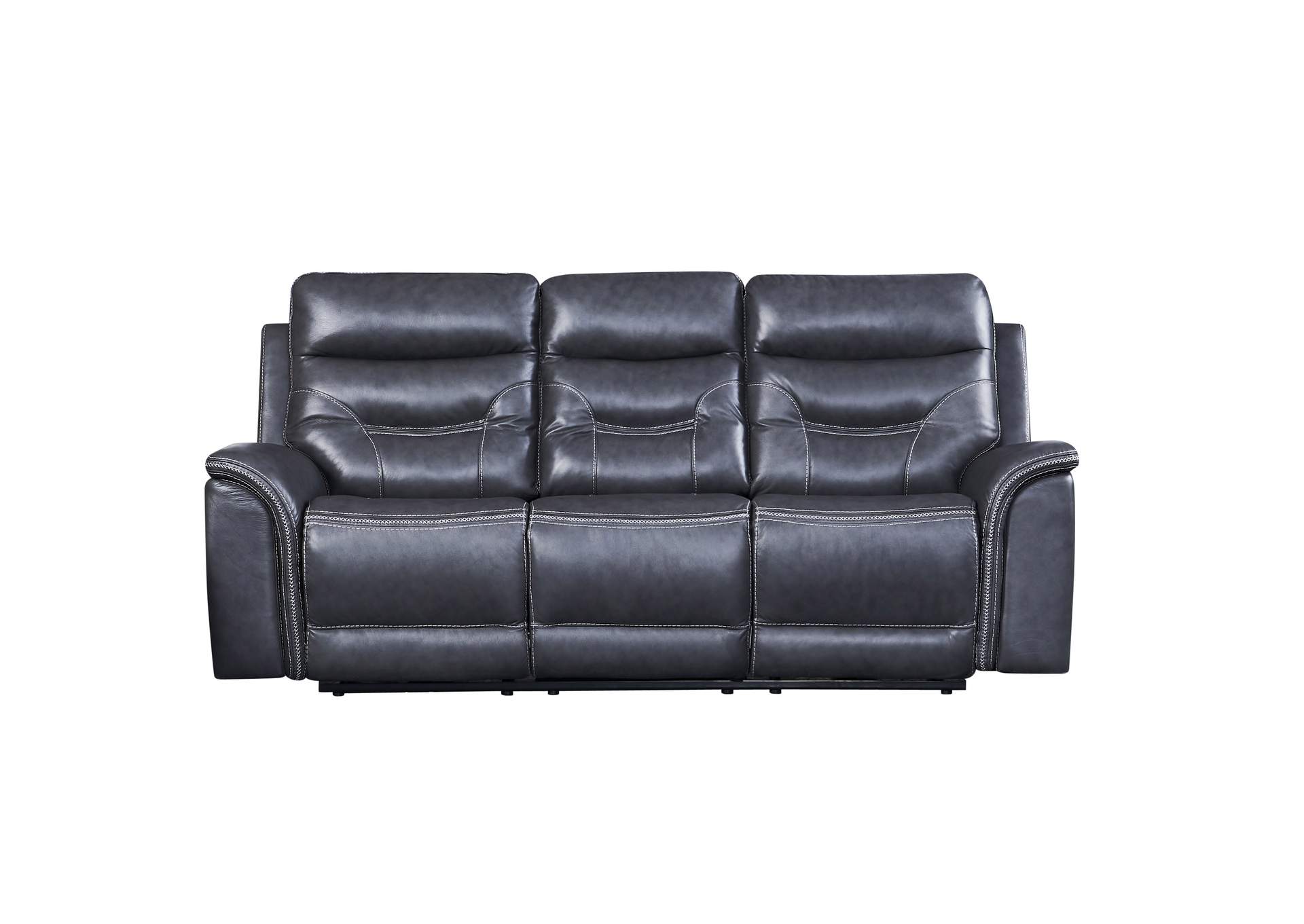 Georgetowne Eh5194 Bullard P2 Sofa 1095Lv Grey,Leather Italia USA