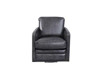 Image for Gtowne N2026 Atlas Chair - 360 Swivel 7066S Grey Leather