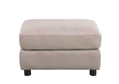 Image for Cambria 4868 Waltz Ottoman 2336 Stone Leather - Split