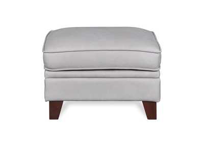 Image for Cambria 5313 Stanton Ottoman 9305S Grey Leather - Split