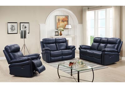 Image for Joplin 1041LV Blue 3 Piece Sofa Set