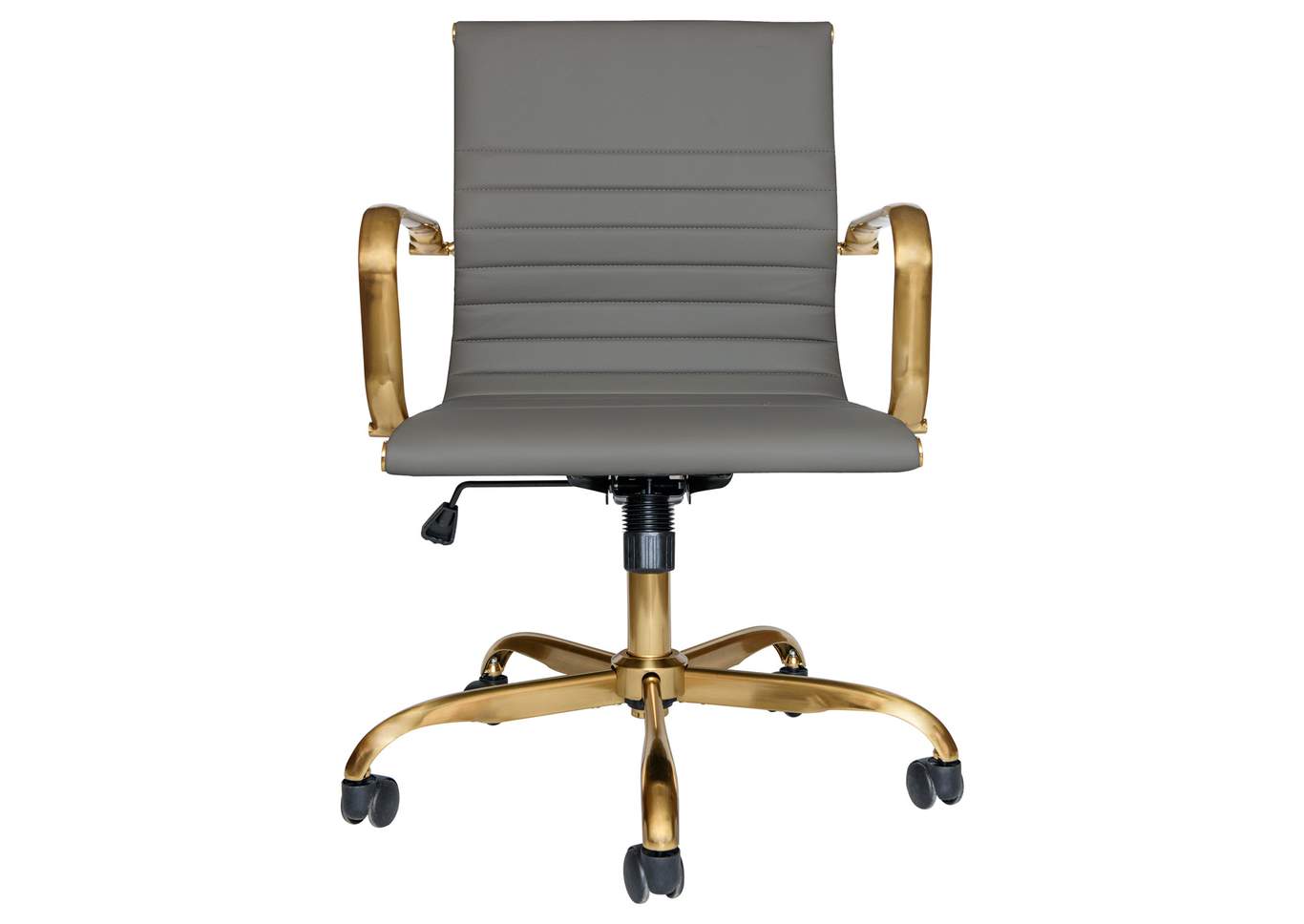 office chair with gold frame