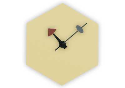 Image for Manchester Cream Diamond Non-Ticking Wall Clock