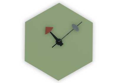 Image for Manchester Mint Diamond Non-Ticking Wall Clock
