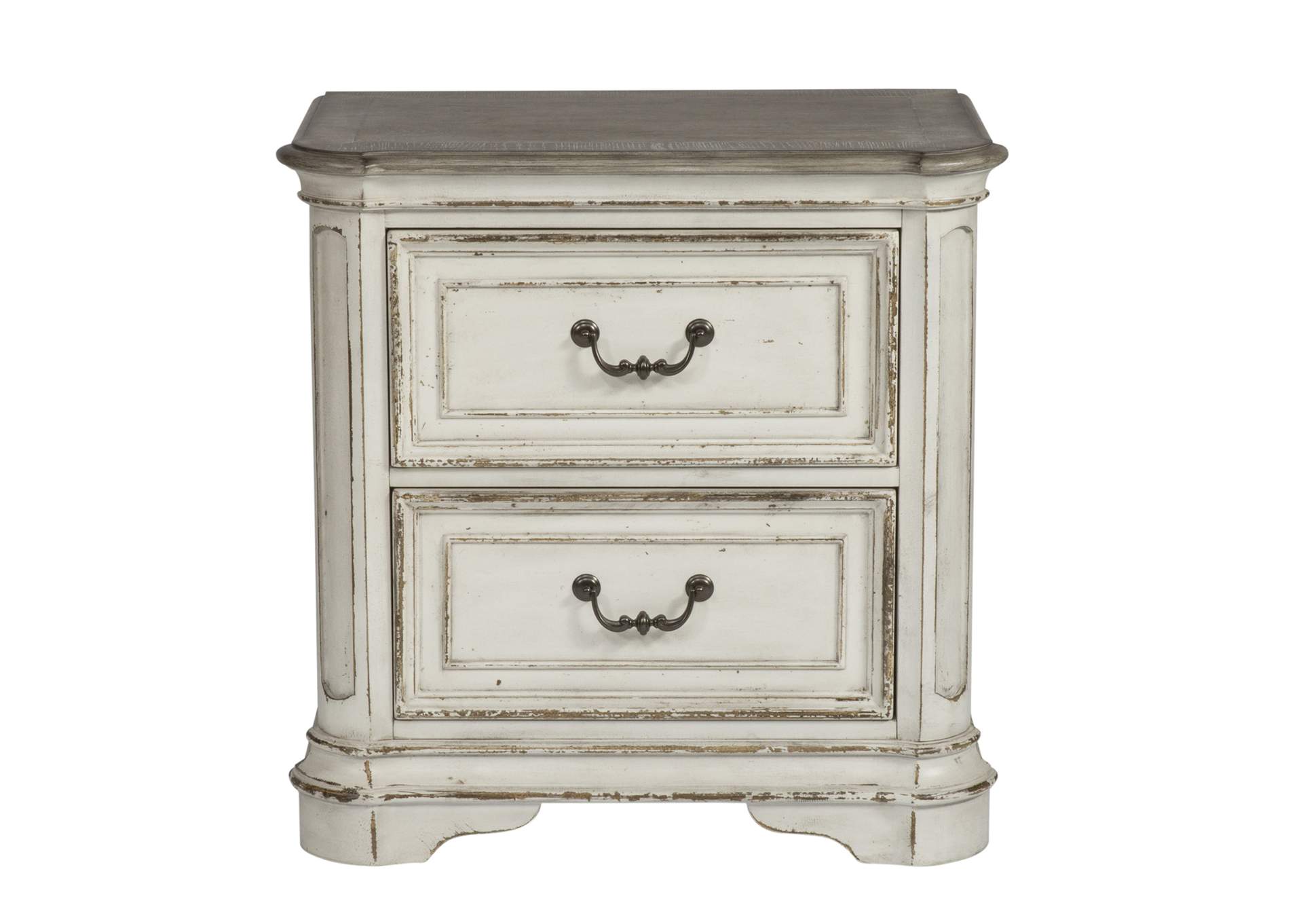 Magnolia Manor King Panel Bed, Dresser & Mirror, Chest, Nightstand,Liberty