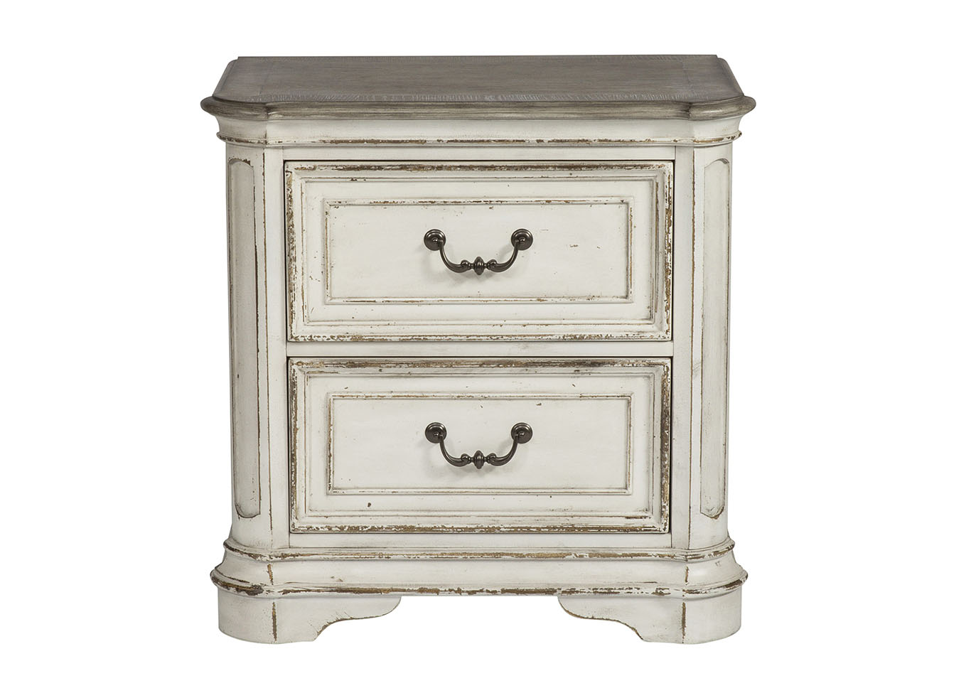 Magnolia Manor Queen Panel Bed, Dresser & Mirror, Chest, Nightstand,Liberty