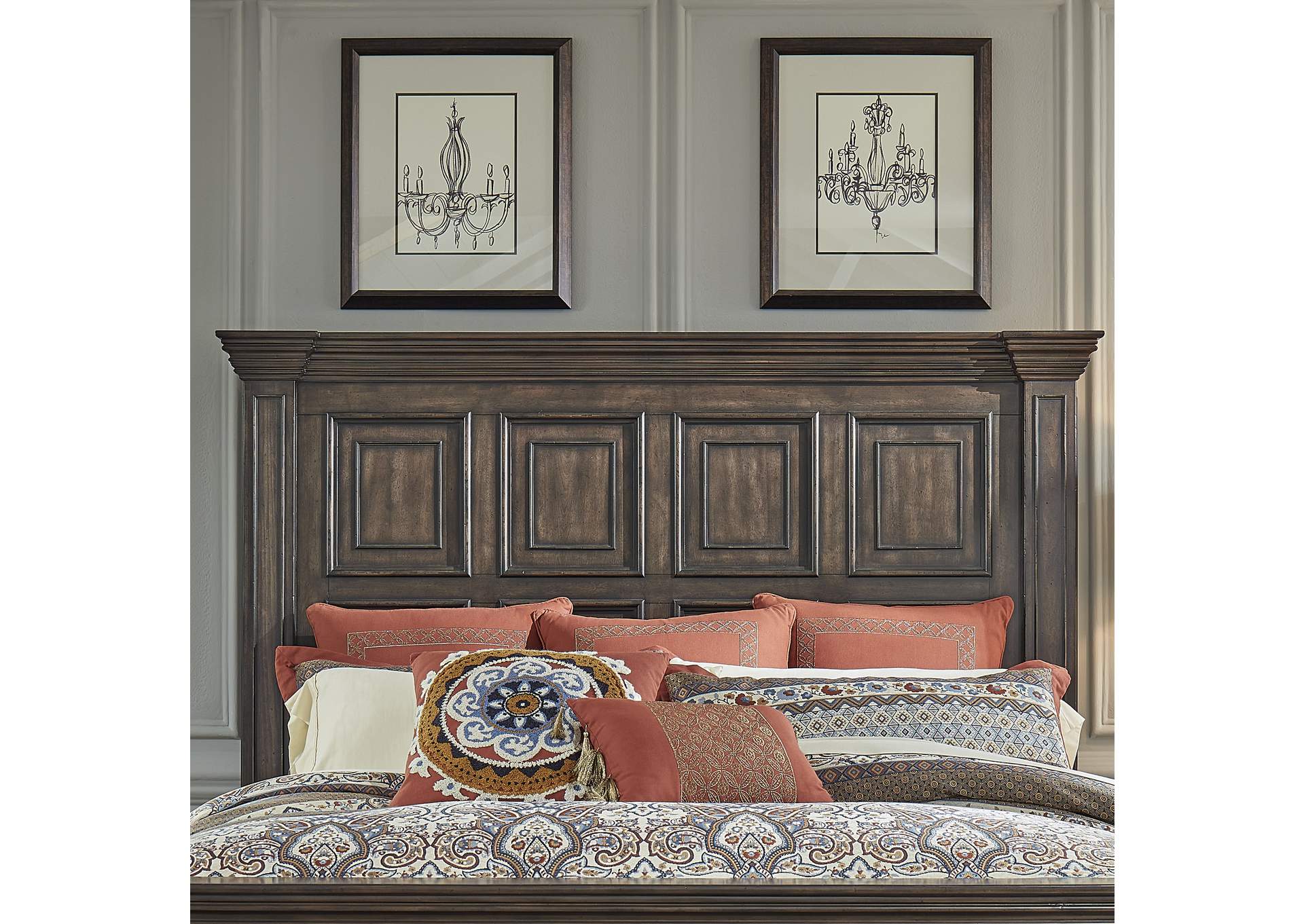 Queen Mansion Headboard,Liberty