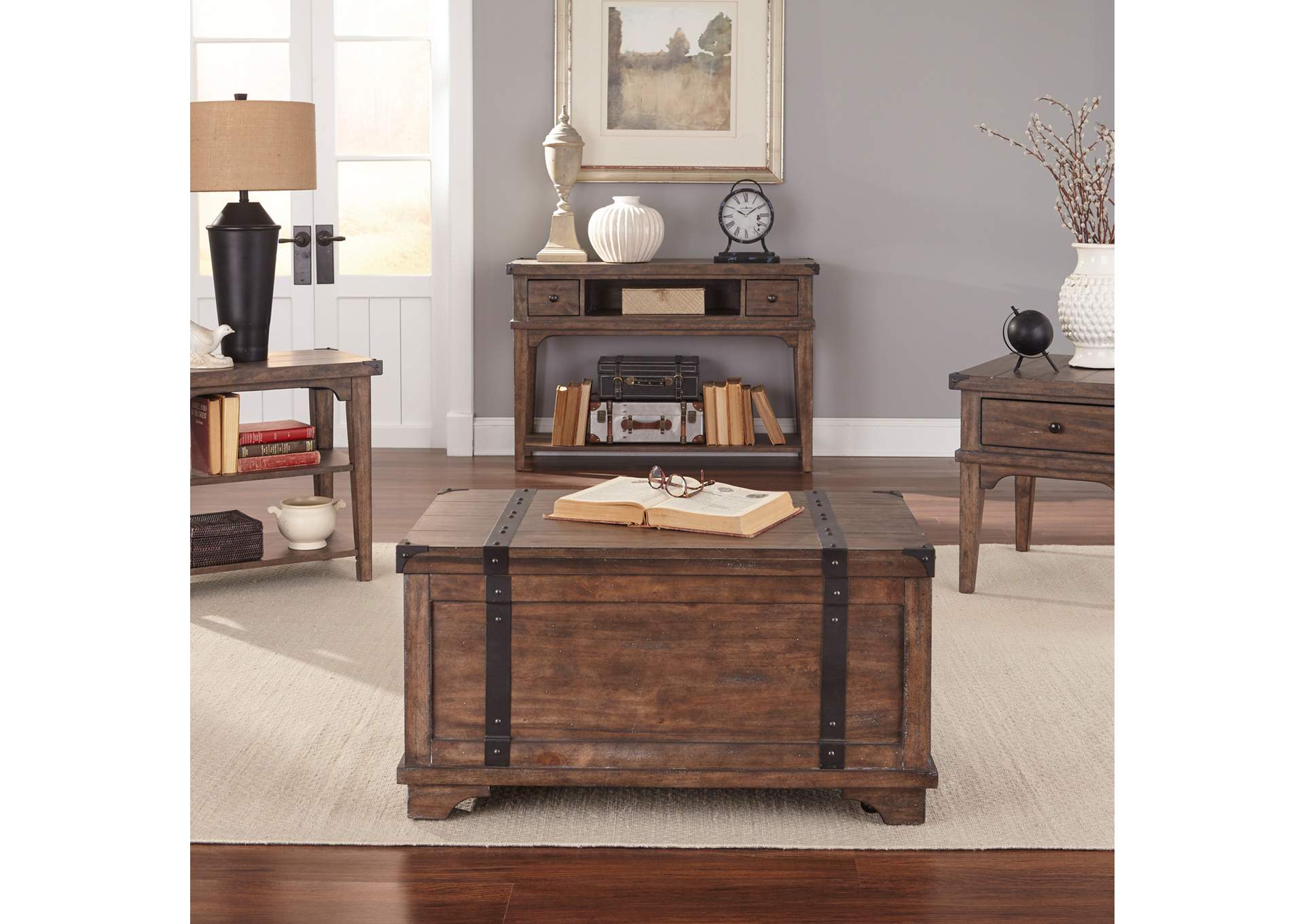 Aspen Skies Storage Trunk,Liberty