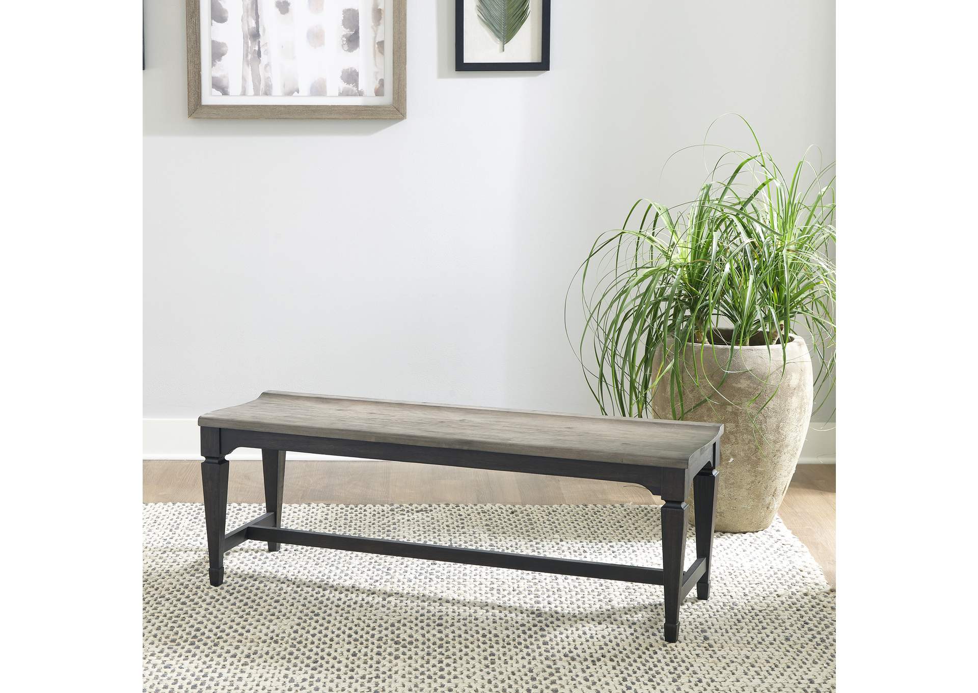 Allyson Park Wood Seat Bench,Liberty