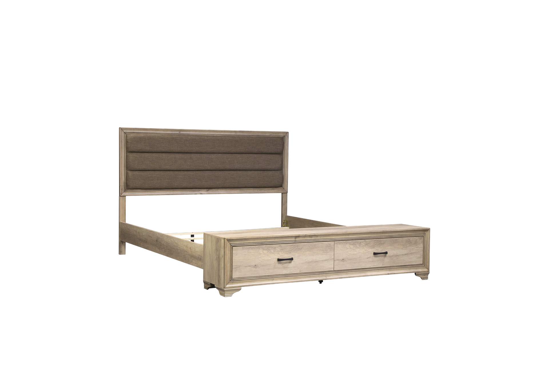 Queen Storage Bed, Dresser & Mirror, Chest,Liberty