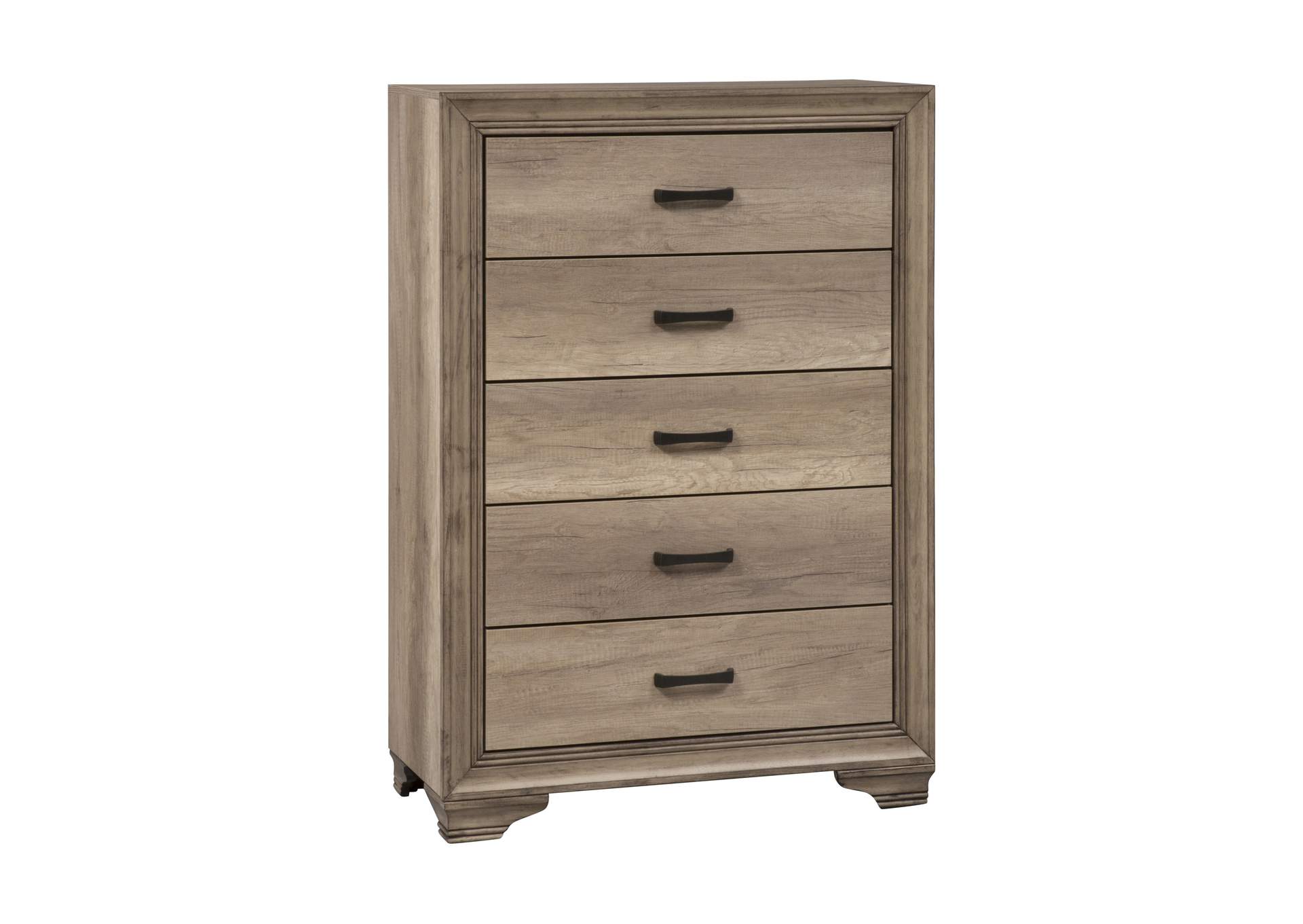 Queen Storage Bed, Dresser & Mirror, Chest,Liberty