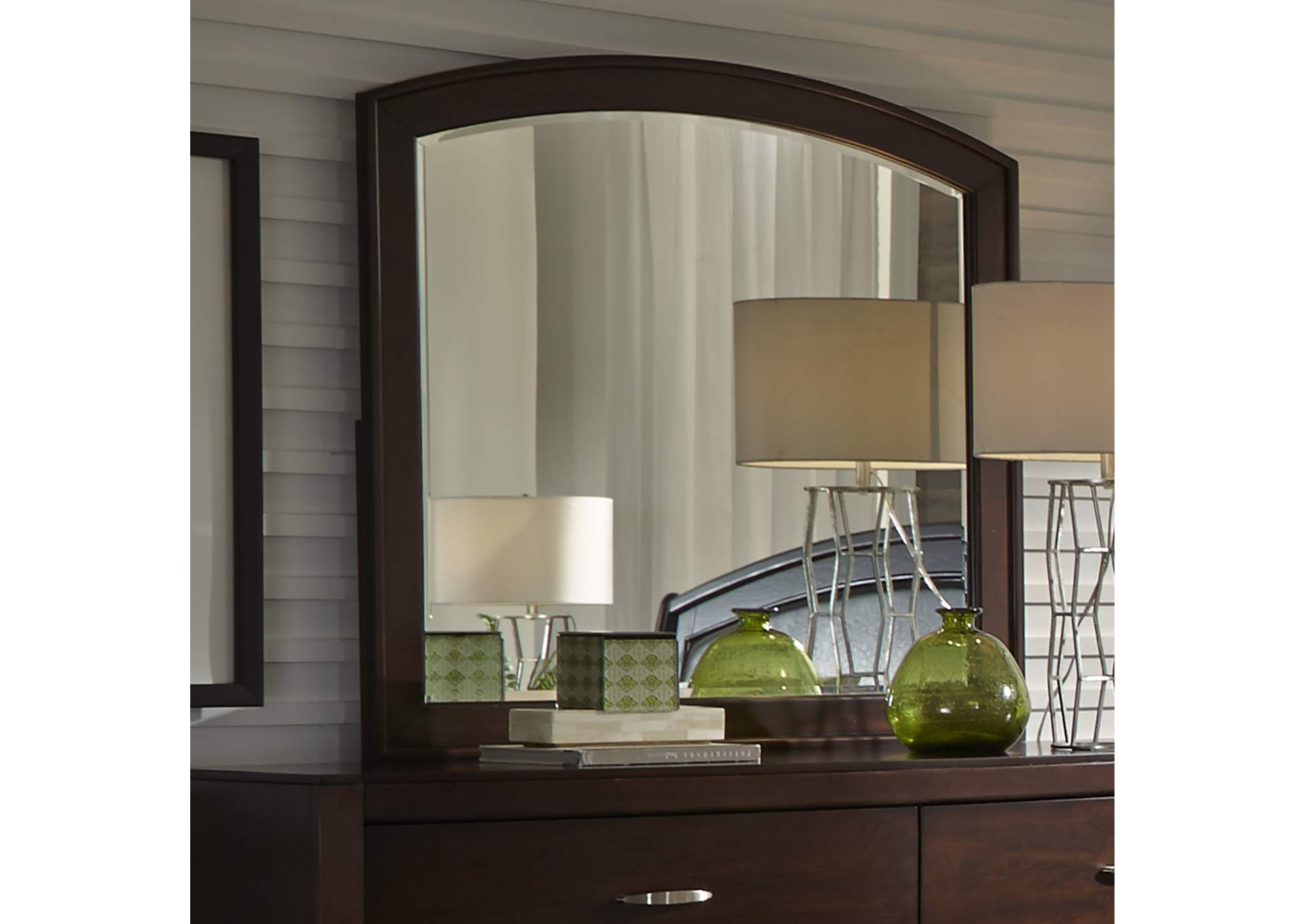 King Leather Bed Mirror,Liberty