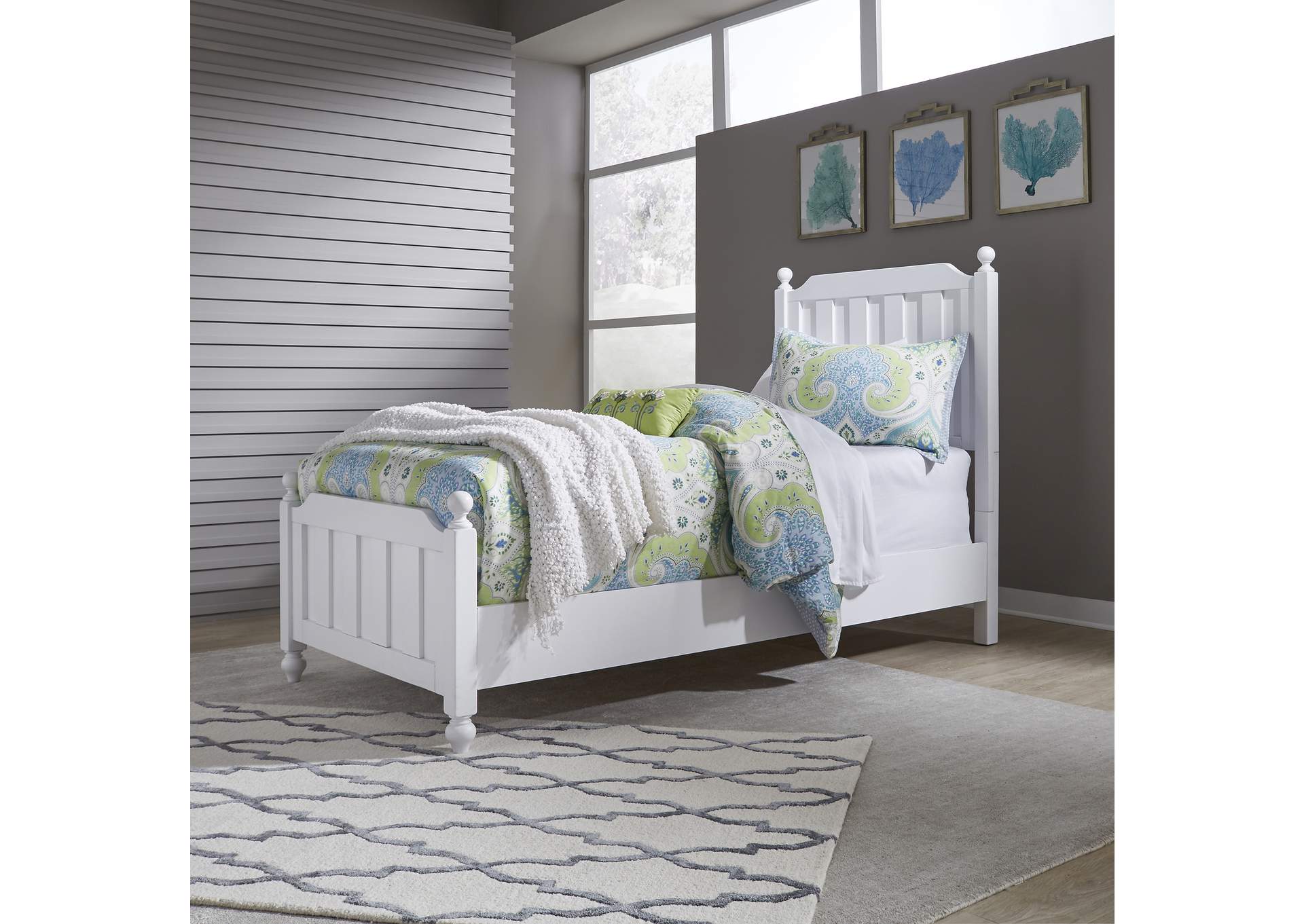 Cottage View Twin Panel HB & FB,Liberty