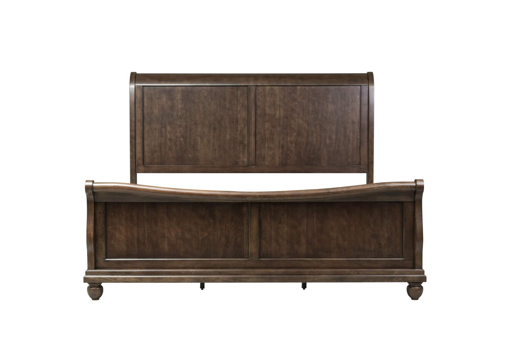 Rustic Traditions King Sleigh Bed, Dresser & Mirror,Liberty