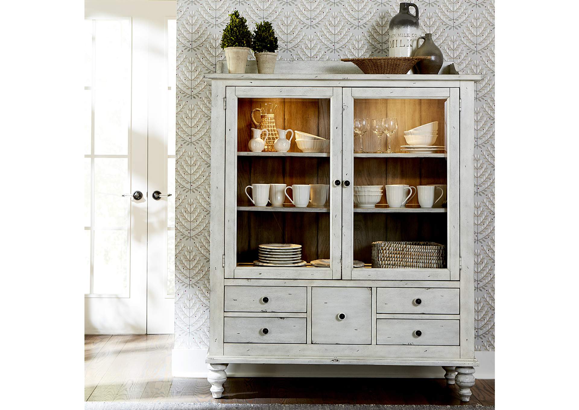 Whitney Display Cabinet,Liberty