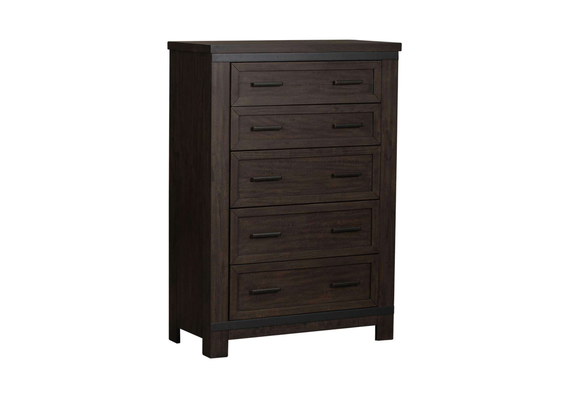 Thornwood Hills King Panel Bed, Dresser & Mirror, Chest, Nightstand,Liberty