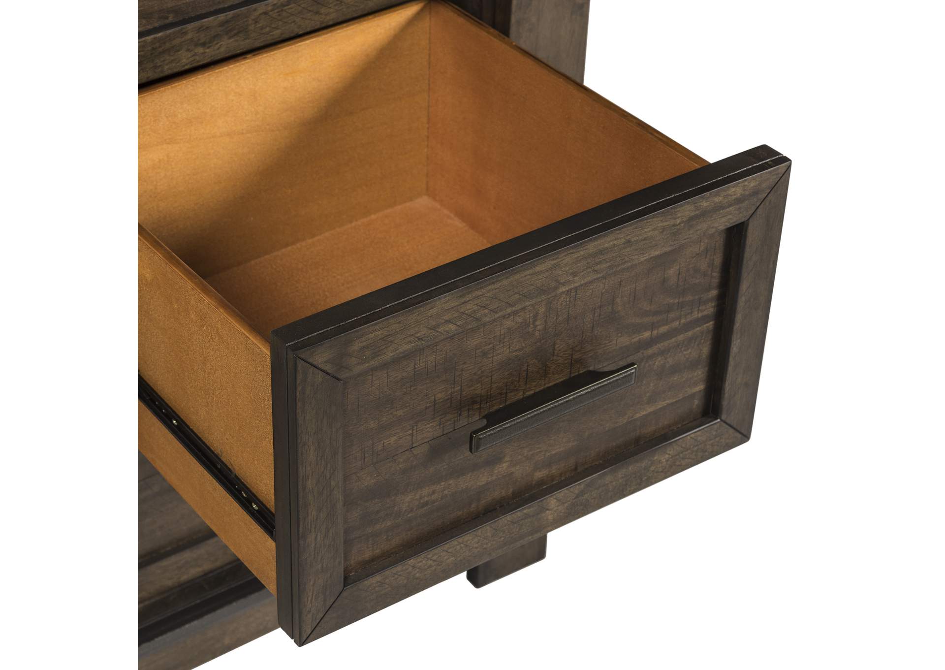 Thornwood Hills King Storage Bed, Dresser & Mirror, Chest,Liberty