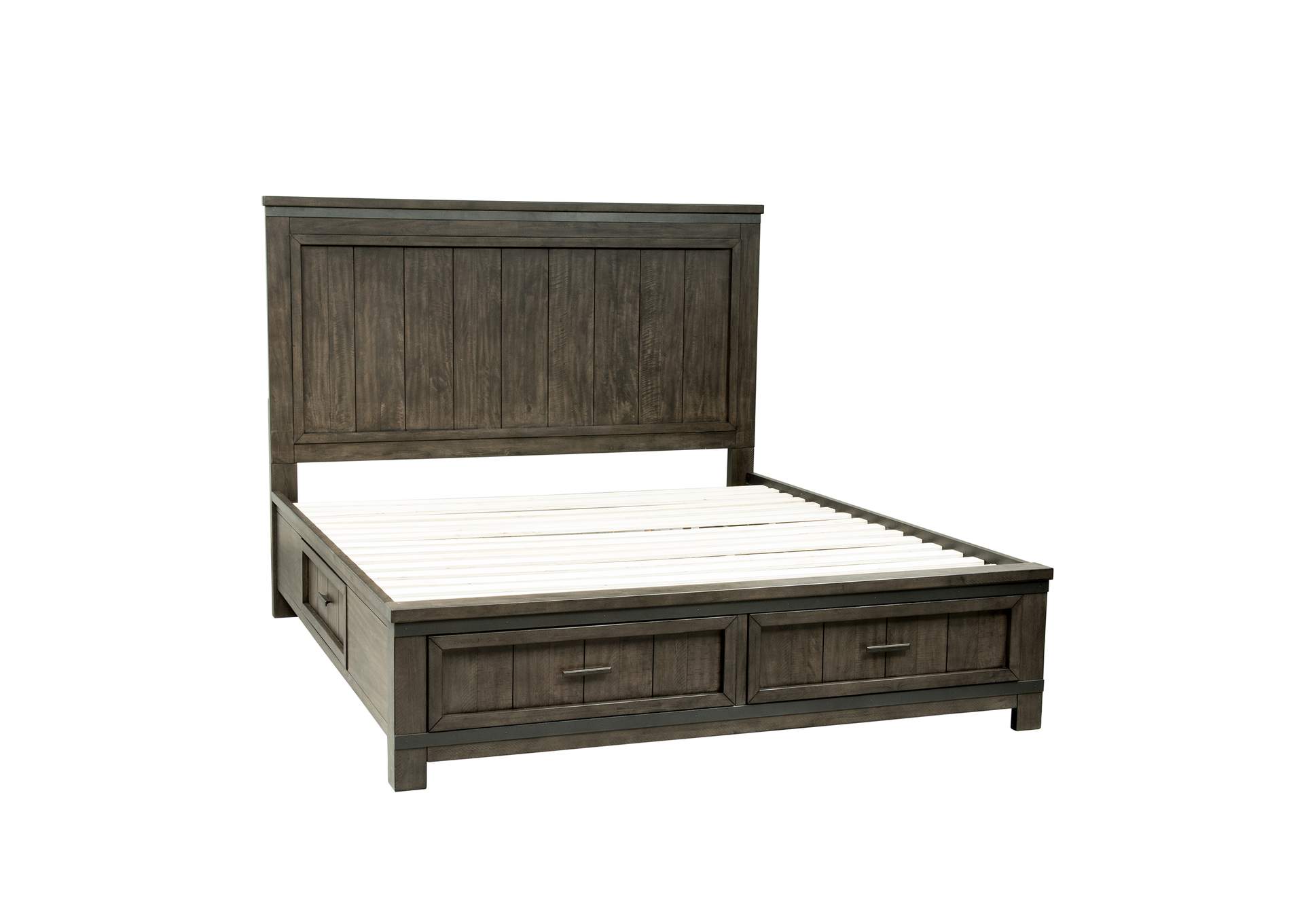 Thornwood Hills Queen Two Sided Storage Bed, Dresser & Mirror,Liberty