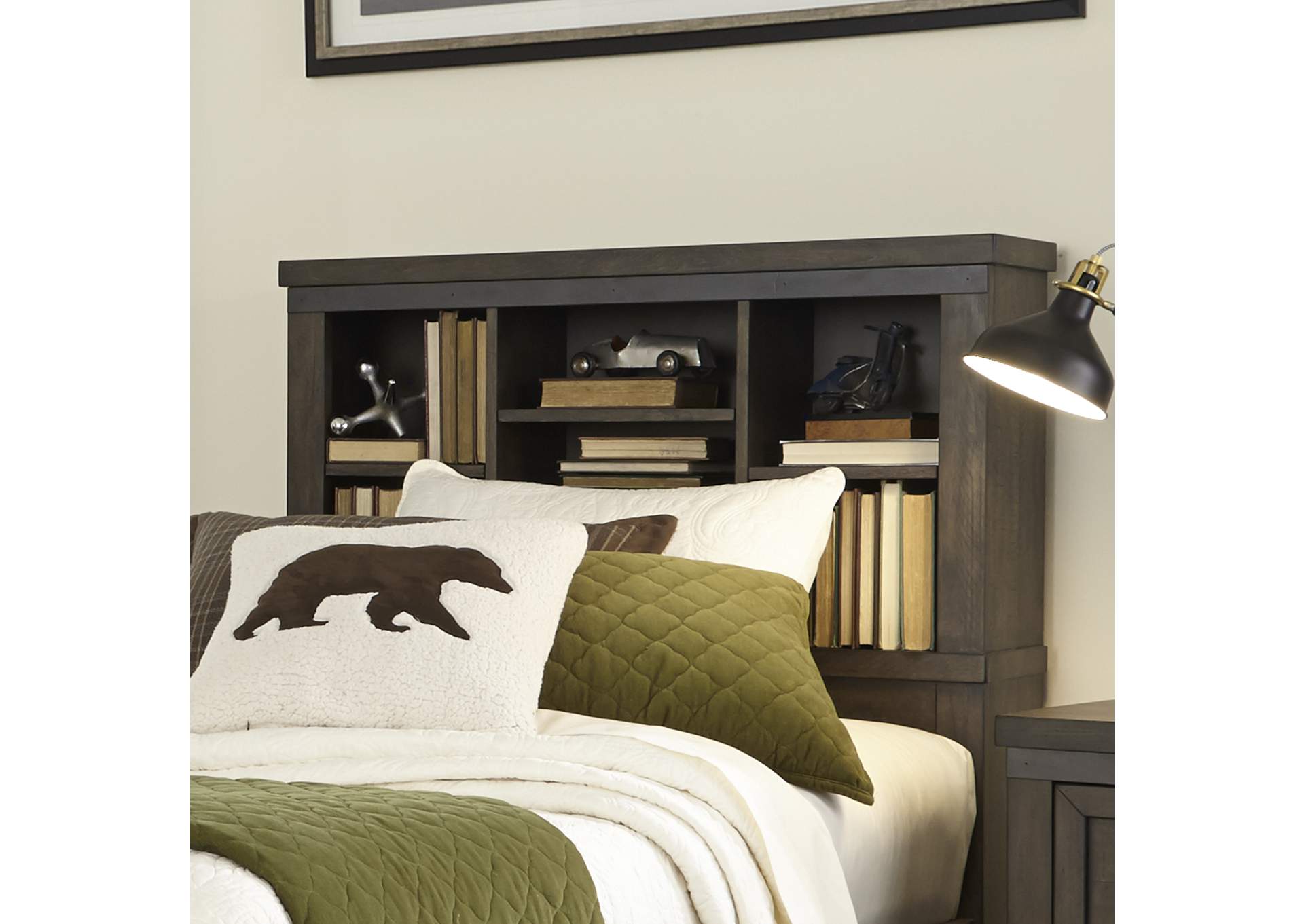 Full Bookcase Headboard,Liberty