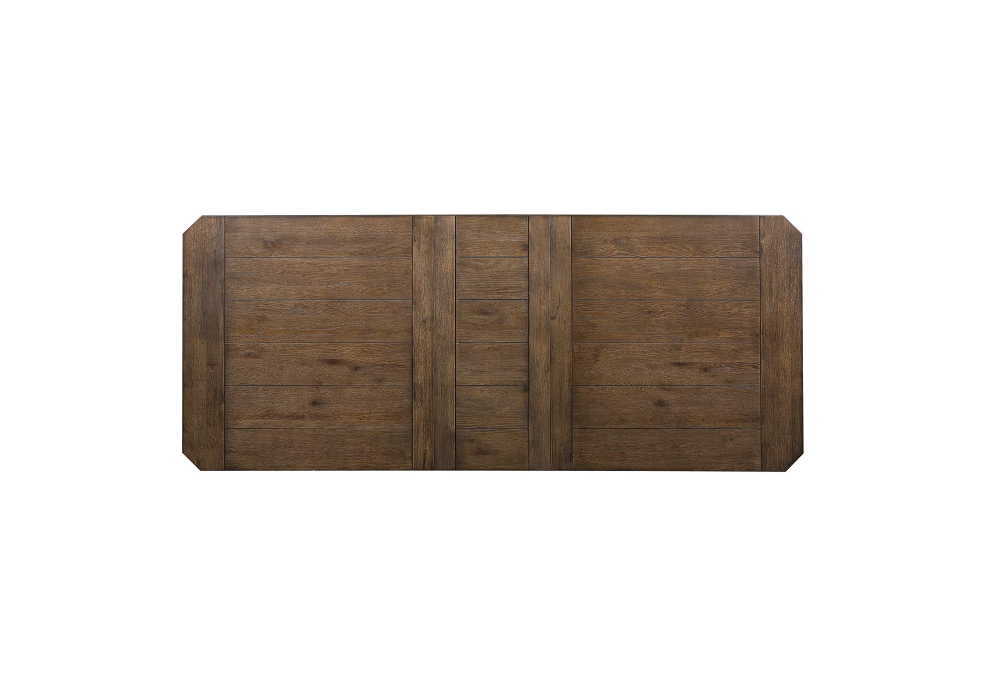Artisan Prairie Oak Rectangular Extension Leaf Dining Table,Liberty