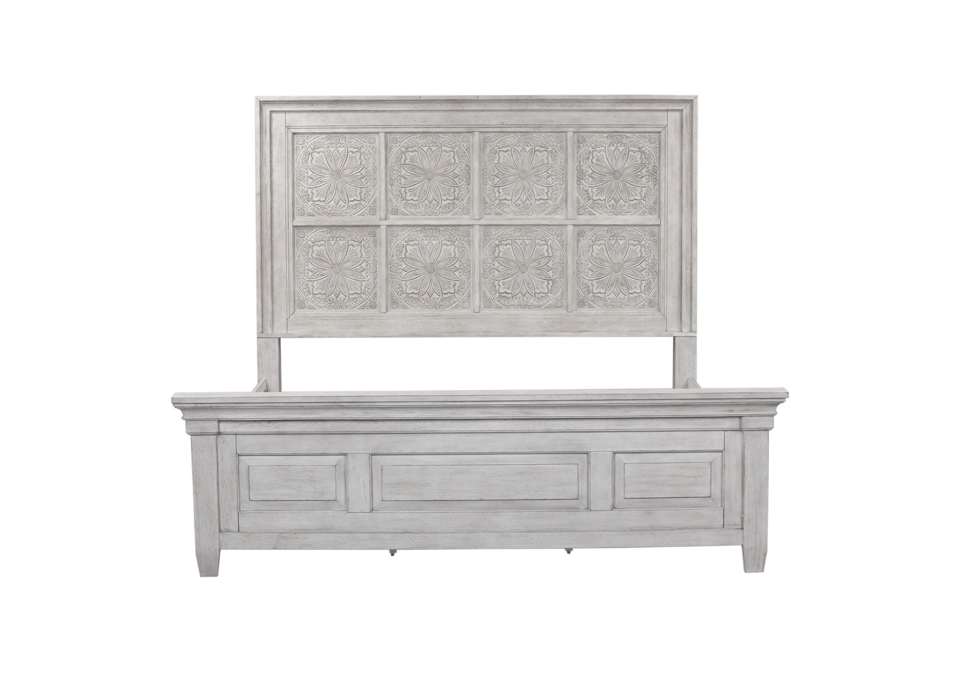 Heartland King Opt Panel Bed, Dresser & Mirror, Chest, Nightstand,Liberty