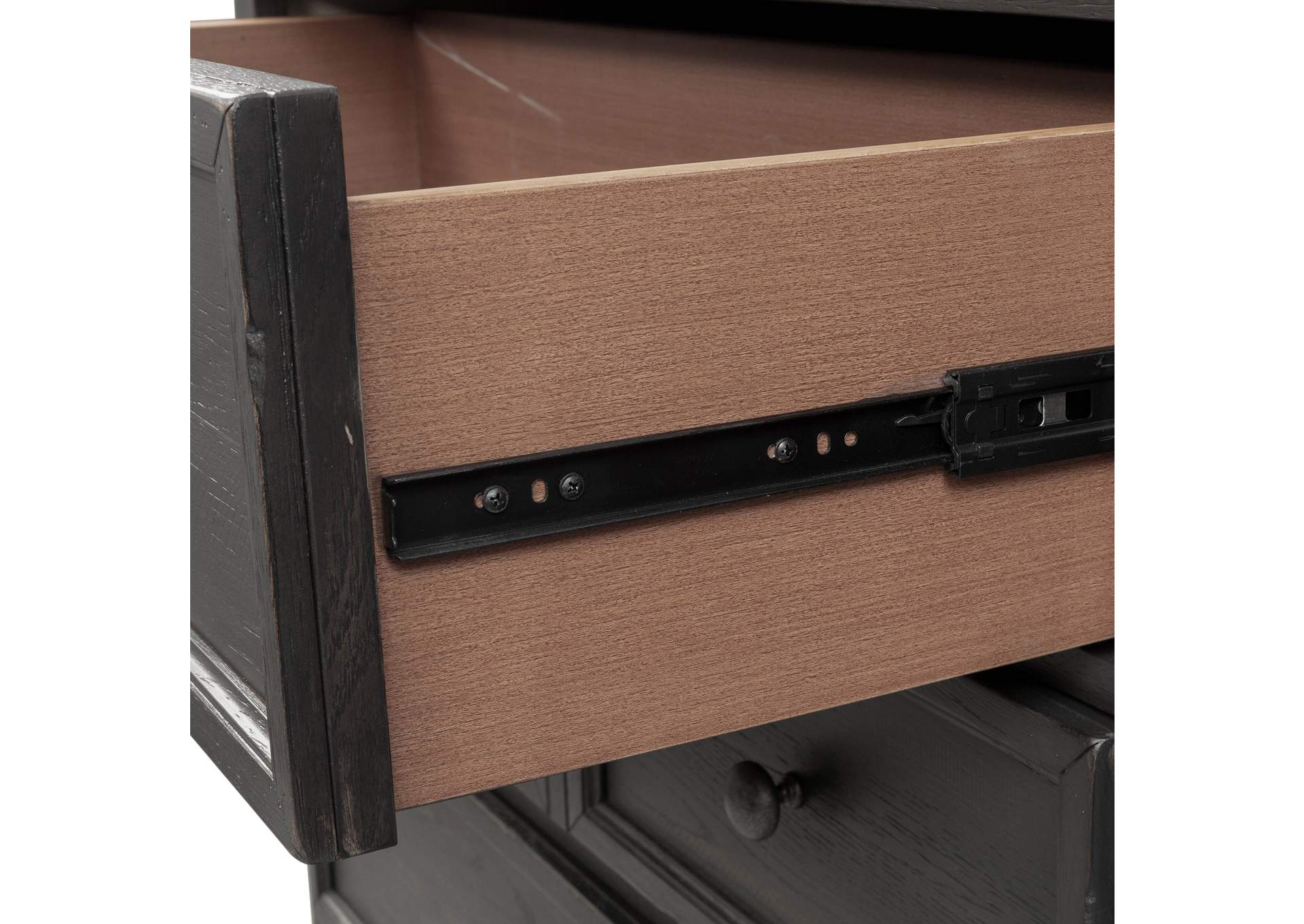 King California Panel Bed, Dresser & Mirror, Night Stand,Liberty